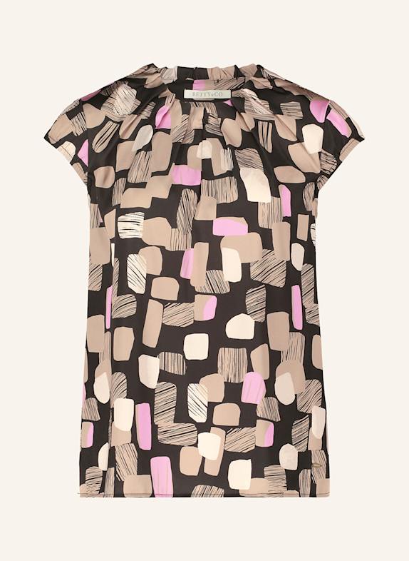 BETTY&CO Jeans für Damen SCHWARZ/ TAUPE/ ROSA