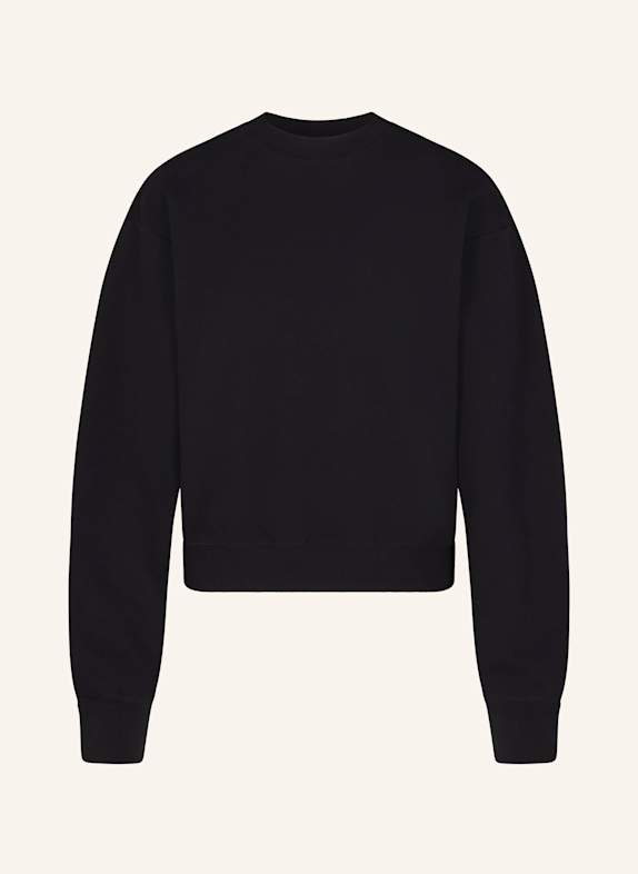 SKIMS Lounge-Sweatshirt COTTON FLEECE ONYX