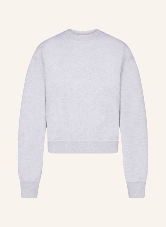 SKIMS Lounge-Sweatshirt COTTON FLEECE LIGHT HEATHER GREY