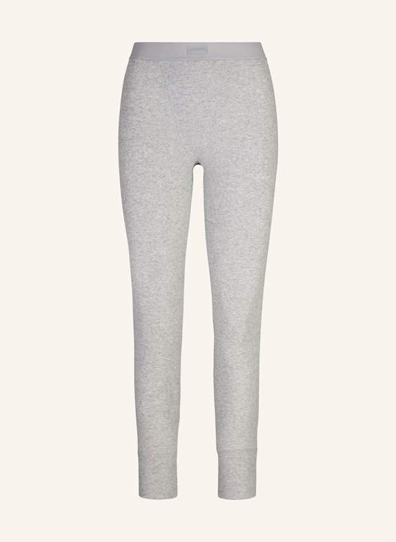 SKIMS Lounge-Leggings COTTON RIB LIGHT HEATHER GREY