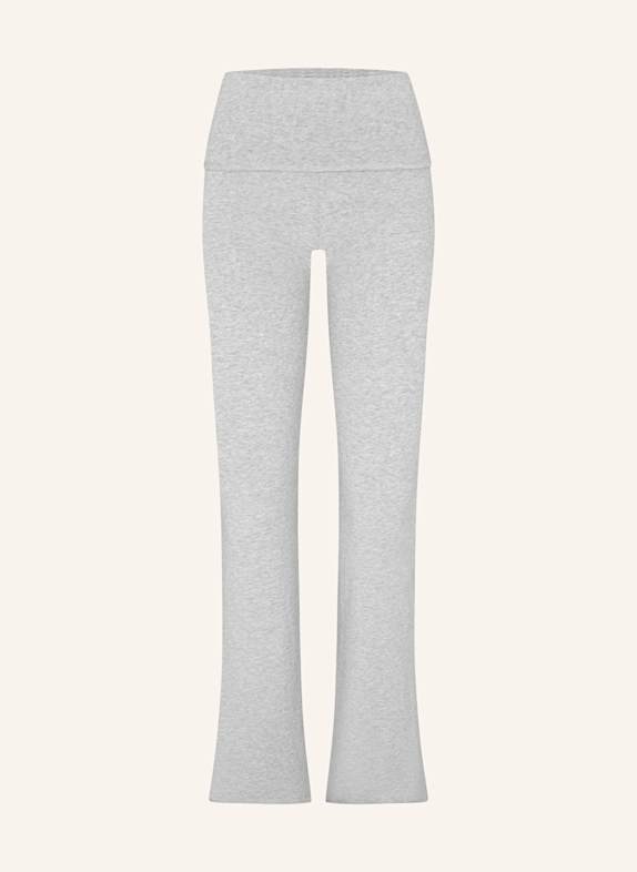 SKIMS COTTON JERSEY lounge pants LIGHT HEATHER GREY