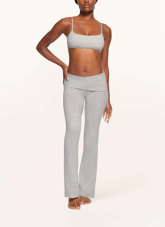 SKIMS Loungebroek COTTON JERSEY LIGHT HEATHER GREY