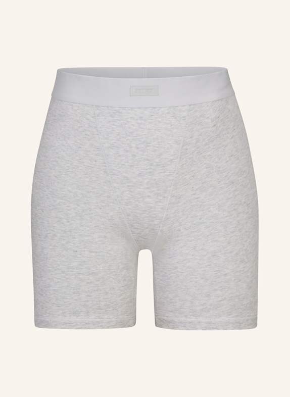 SKIMS Lounge-Shorts BOYFRIEND LIGHT HEATHER GREY