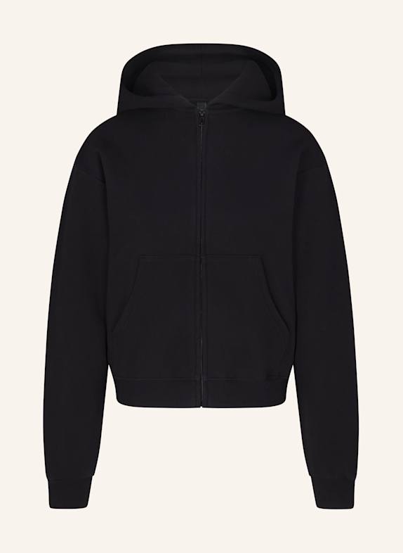 SKIMS Lounge-Sweatjacke COTTON FLEECE ONYX
