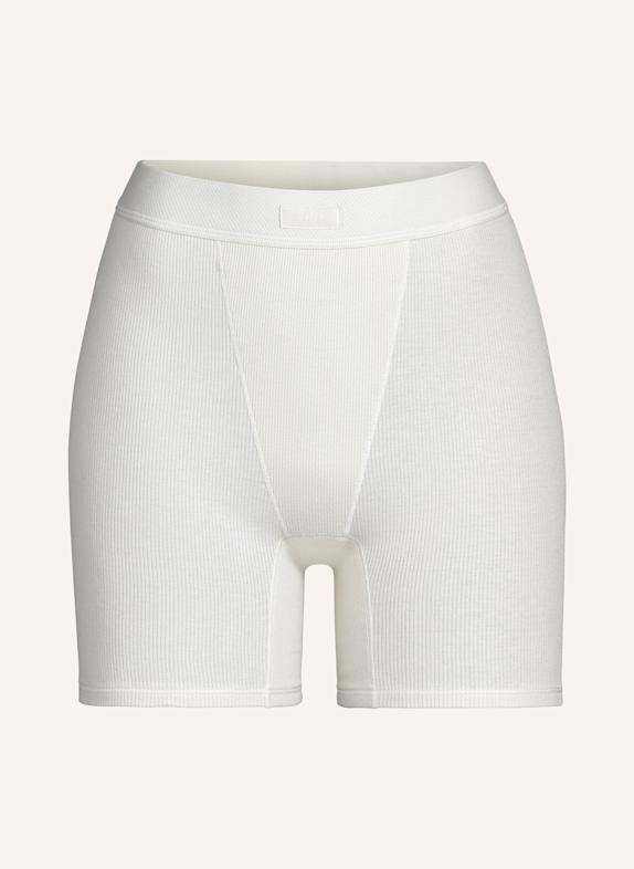 SKIMS Lounge-Shorts COTTON RIB BONE