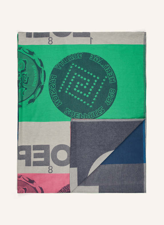 zoeppritz Plaid BLAU/ PINK/ GRÜN