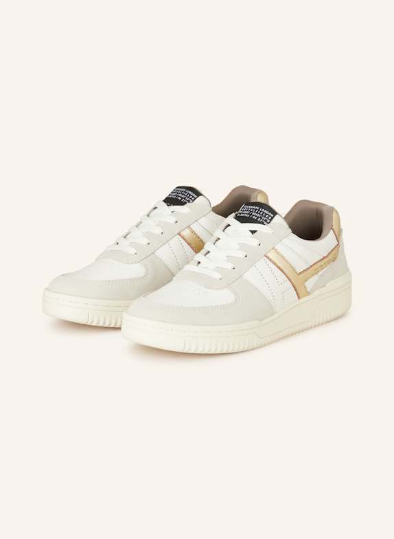 ALLSAINTS SNEAKER VIX SUEDE HELLGRAU/ WEISS/ GOLD