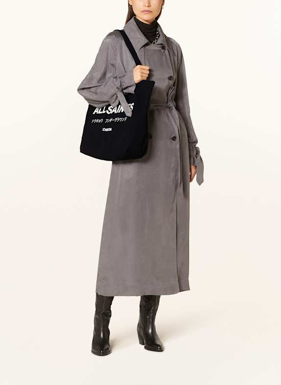 ALLSAINTS Shopper UNDERGROUND TOTE SVART / VIT