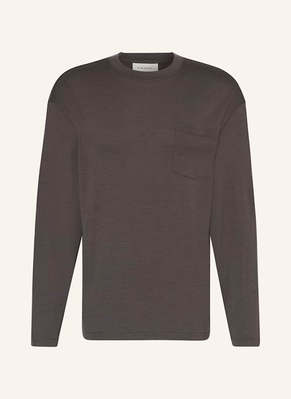 FRAME Longsleeve DUNKELBRAUN