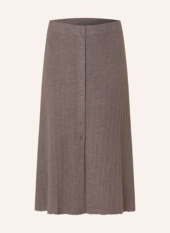 CLAUDIE PIERLOT Strickrock TAUPE
