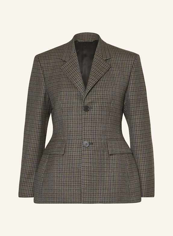 BALENCIAGA Blazer KHAKI/ DUNKELBLAU/ BRAUN