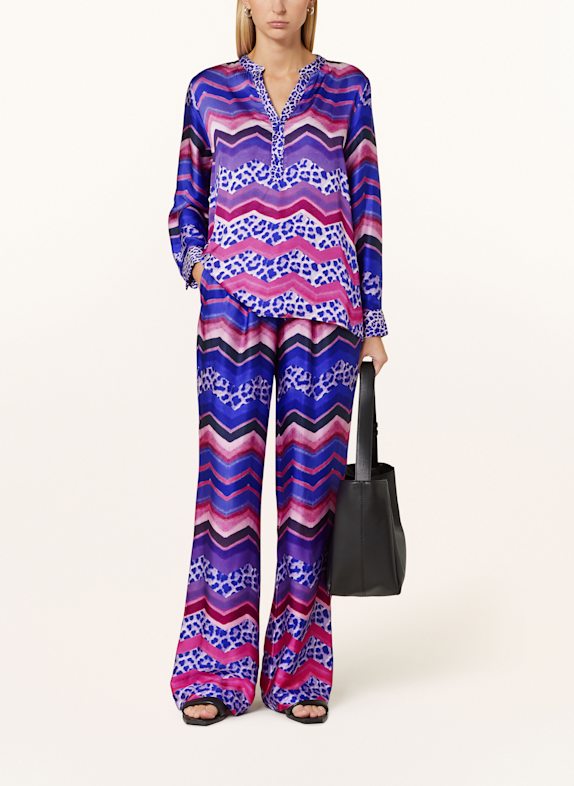 miss goodlife Blusenshirt aus Satin LILA / HELLLILA / PINK