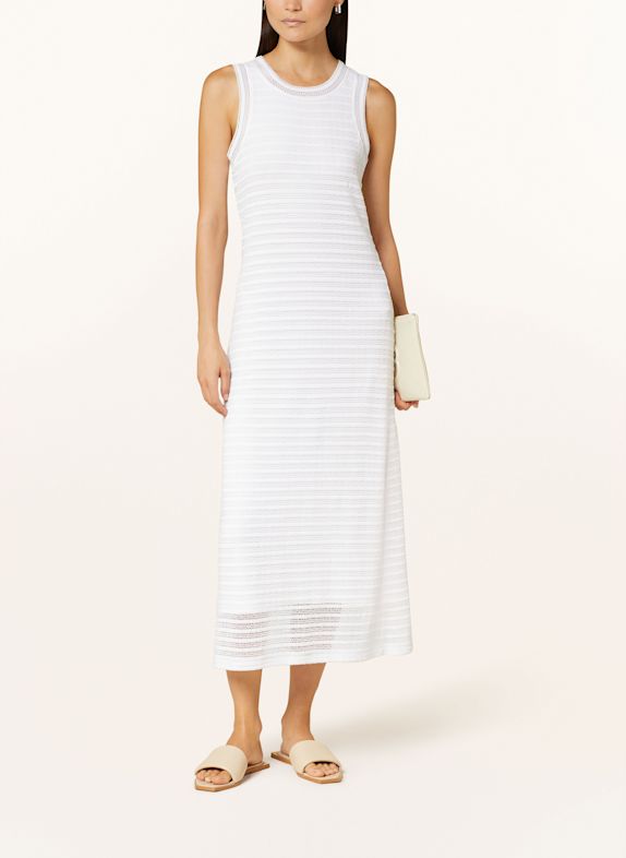MARC AUREL Häkelkleid WEISS