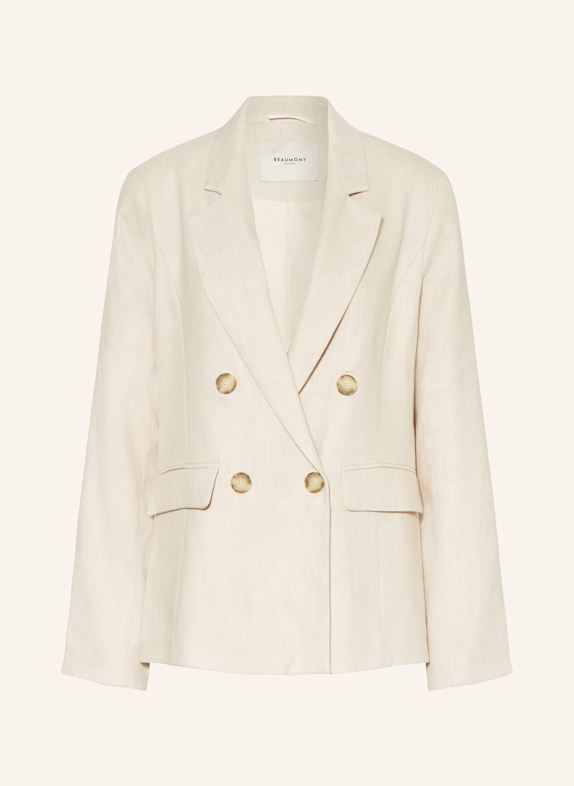 BEAUMONT Blazer CHARMY mit Leinen BEIGE