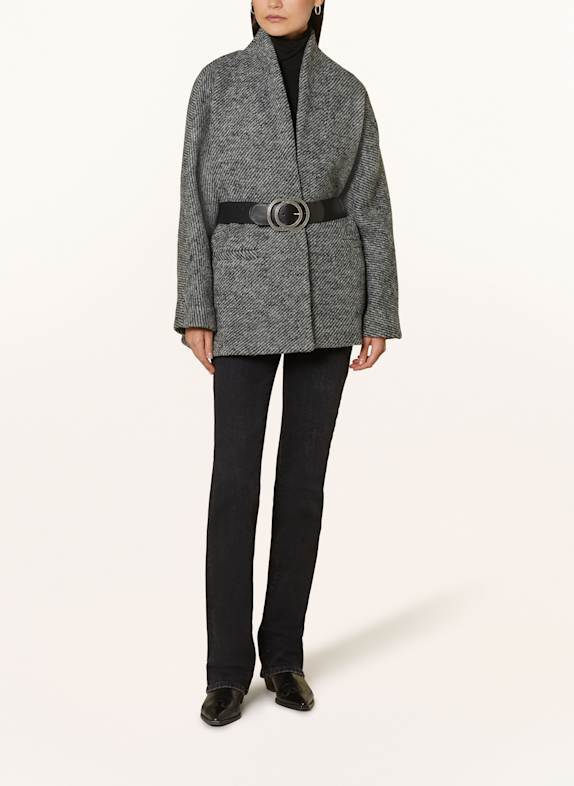 ba&sh Jacke CAROLE GRAU/ SCHWARZ