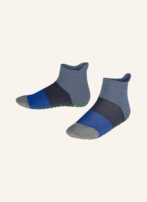 FALKE Stoppersocken COLOUR BLOCK 6667 blau mel.