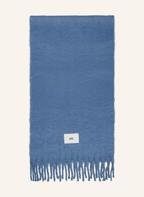 KARO KAUER Schal BLAU