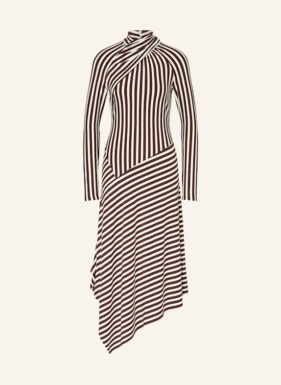 REISS Kleid CAT DUNKELBRAUN/ CREME