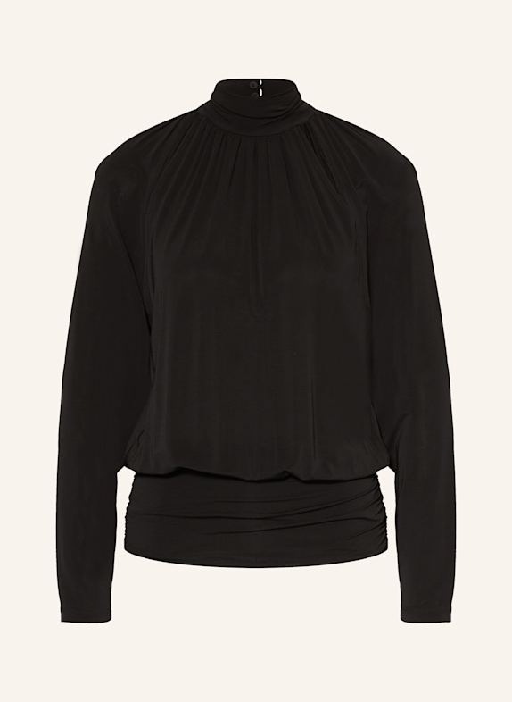 REISS Blusenshirt mit Cut-outs SCHWARZ