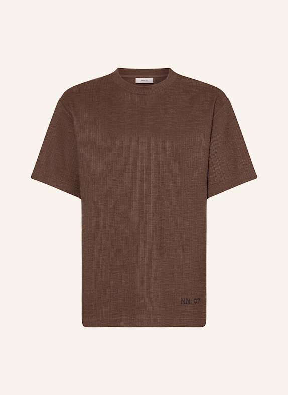NN.07 T-Shirt NAT DUNKELBRAUN