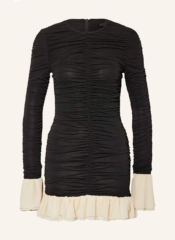 ROTATE Kleid SCHWARZ/ NUDE