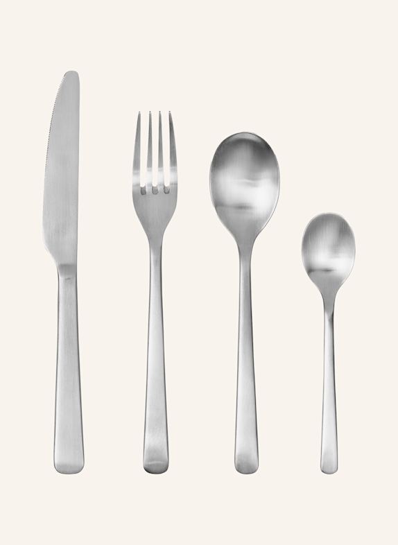 BROSTE COPENHAGEN 16-tlg. Besteck-Set HUNE SILBER