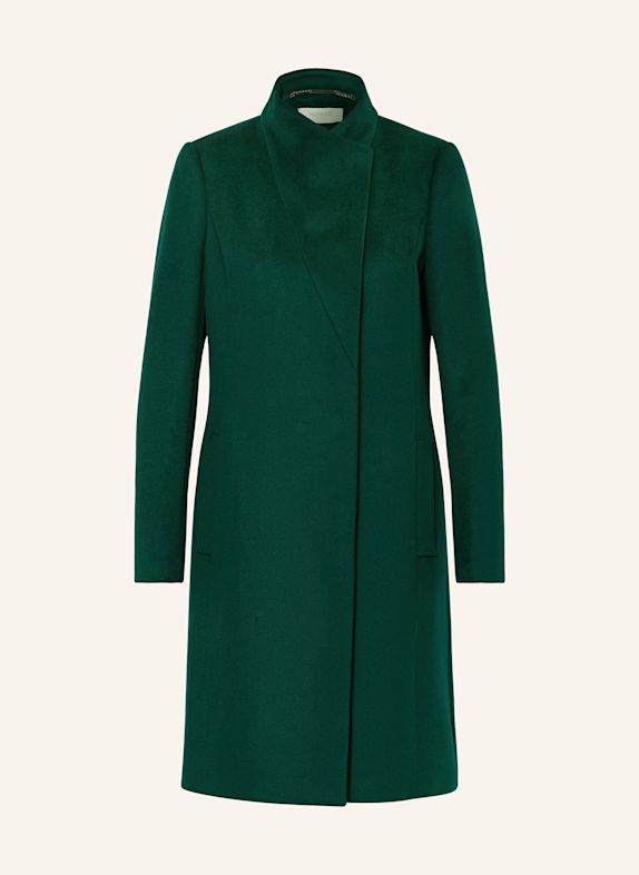 HOBBS Płaszcz wełniany MARISSA CIEMNOZIELONY
