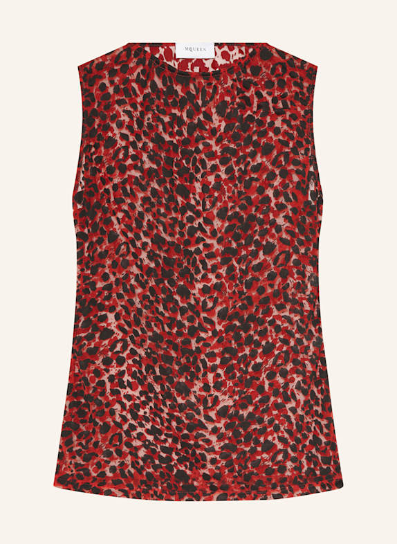 Alexander McQUEEN Top ROT/ SCHWARZ