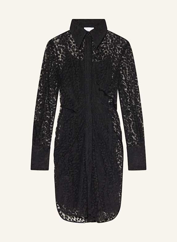 Alexander McQUEEN Hemdblusenkleid SCHWARZ