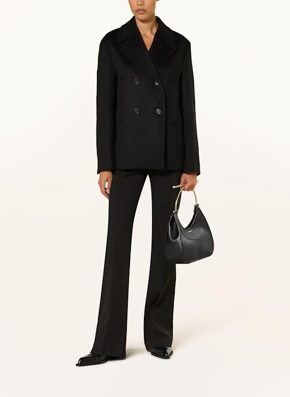 McQUEEN veste caban NOIR