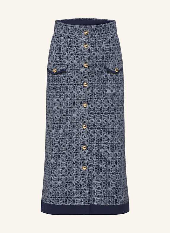 CLAUDIE PIERLOT Strickrock DUNKELBLAU/ BLAU