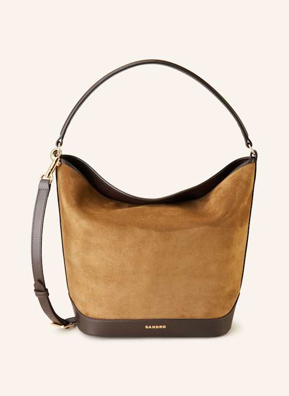 SANDRO Hobo-Bag CAMEL