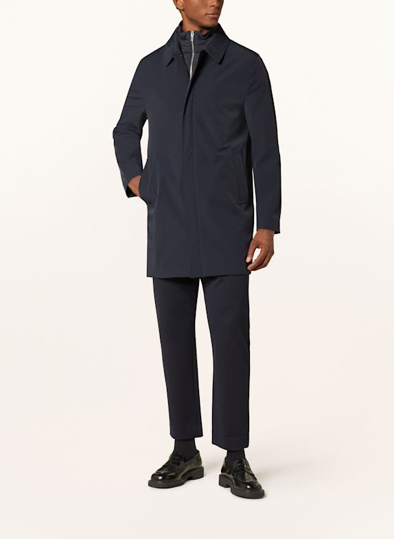 REISS Mantel LOGAN mit herausnehmbarer Blende DUNKELBLAU
