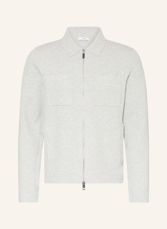 REISS Cardigan RIVERS LIGHT GRAY