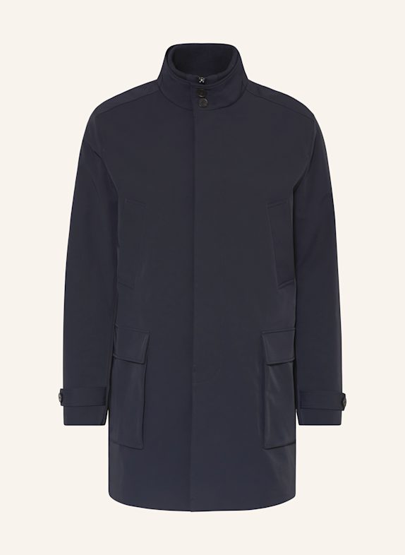 REISS Mantel PLAYER mit herausnehmbarer Blende DUNKELBLAU