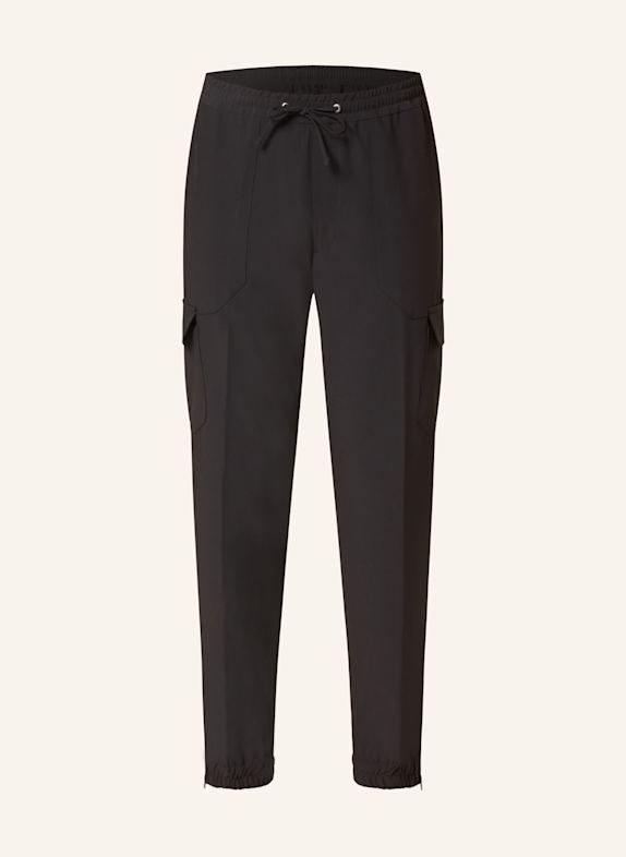 REISS Cargohose HOLD im Jogging-Stil Extra Slim Fit SCHWARZ