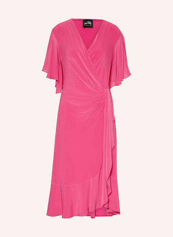Joseph Ribkoff SIGNATURE Cocktailkleid in Wickeloptik PINK