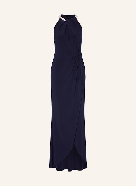 Joseph Ribkoff SIGNATURE Abendkleid in Wickeloptik mit Schmucksteinen DUNKELBLAU