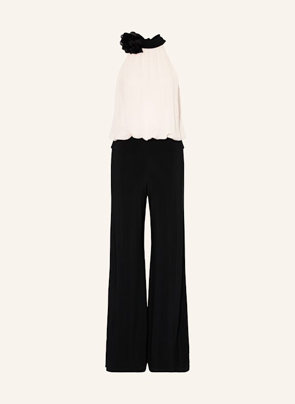 Joseph Ribkoff SIGNATURE Jumpsuit im Materialmix SCHWARZ/ NUDE