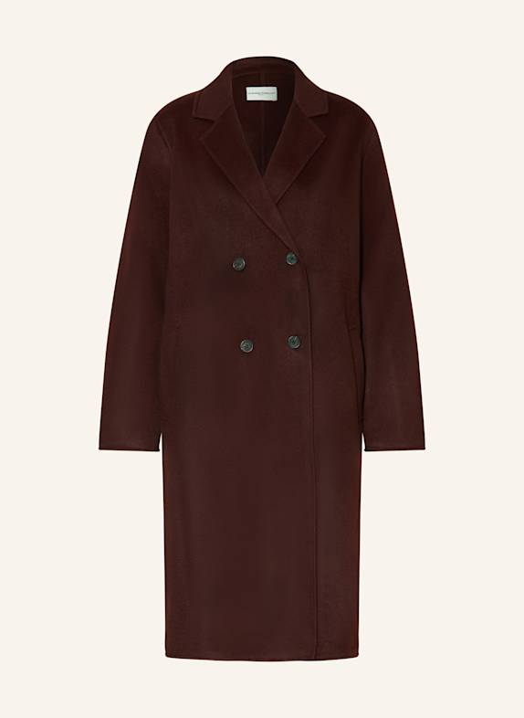 CLAUDIE PIERLOT Wollmantel DUNKELROT