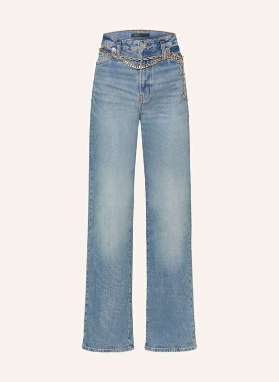 maje Jeansy straight 0201 BLUE