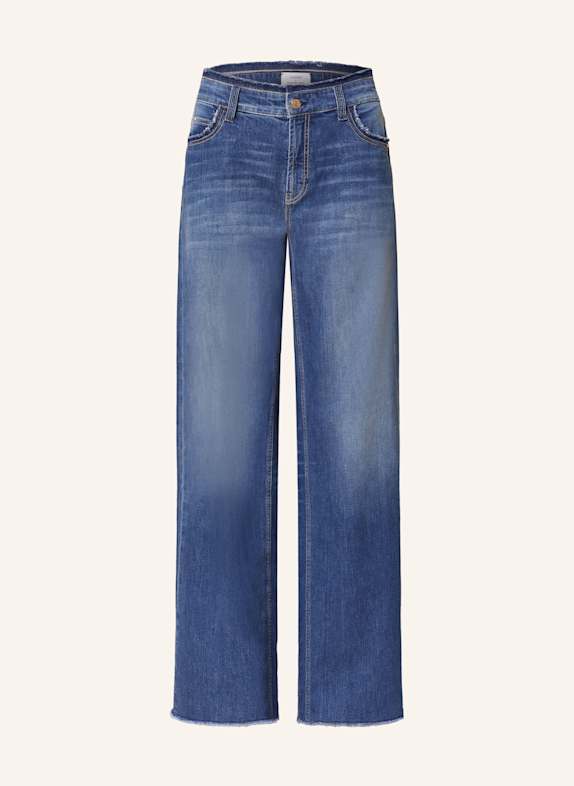 CAMBIO Straight Jeans AIMEE 5216 eco used fringed