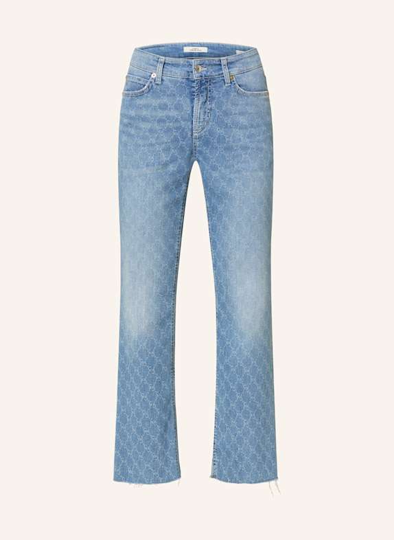 CAMBIO Bootcut Jeans PARIS EASY KICK 5040 allover minimal laser