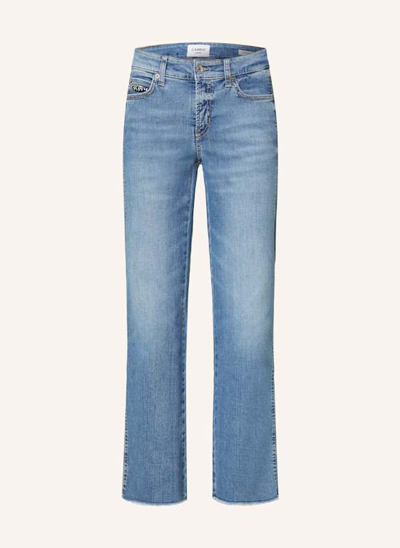 CAMBIO Bootcut jeans FRANCESCA 5291 mid used fringed