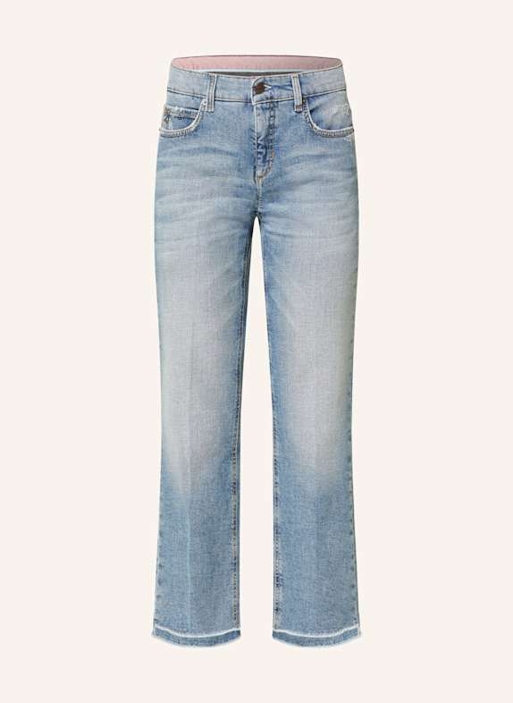 CAMBIO 7/8-Jeans FENJA 5209 cross contrast bleached