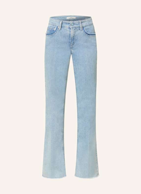 CAMBIO Flared jeans PARIS 5128 contrast bleached & fring
