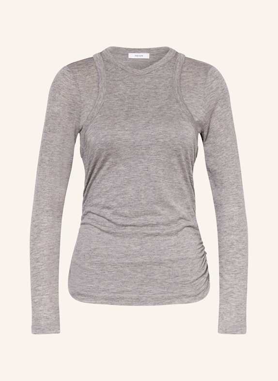 REISS Sand T-shirt Unisex GRAY