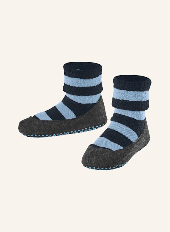 FALKE Stoppersocken COSYSHOE aus Merinowolle 6290 CRYSTAL BL