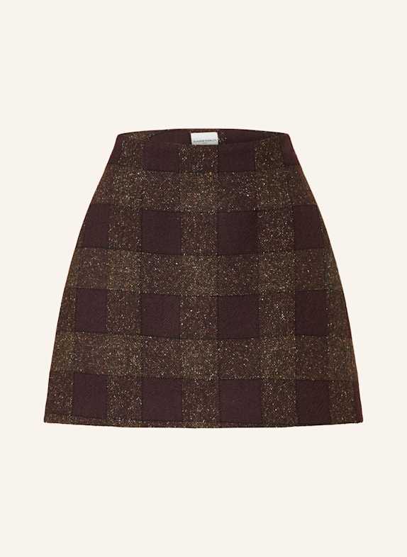 CLAUDIE PIERLOT Tweed-Rock BRAUN/ DUNKELBRAUN/ HELLBRAUN