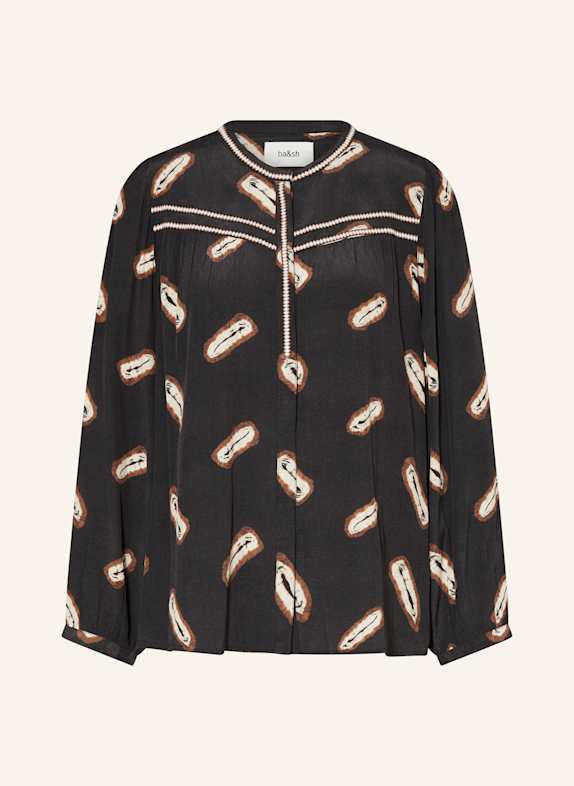 ba&sh Bluse CAPELLA SCHWARZ/ BRAUN/ HELLBRAUN